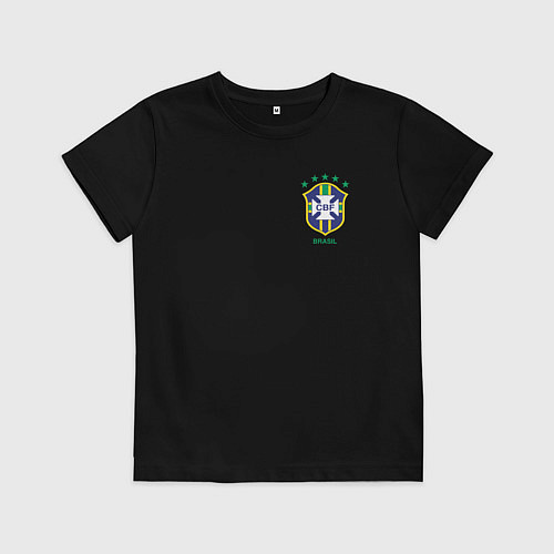 Детская футболка Пеле ретро форма / Черный – фото 1