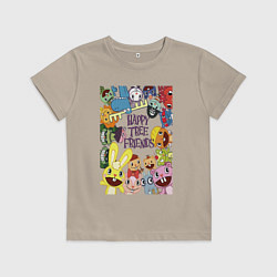 Детская футболка Happy three friends - poster