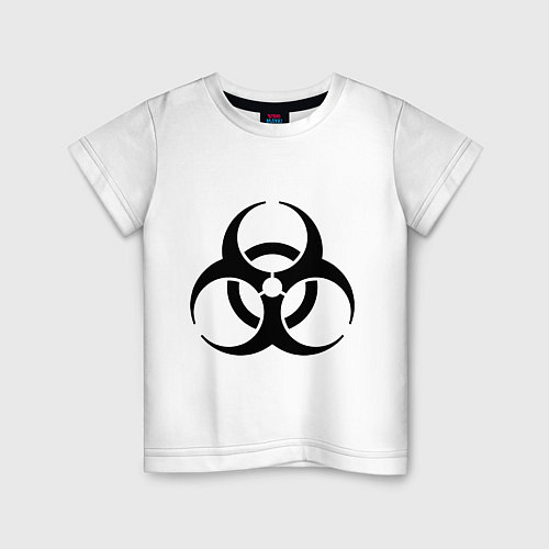 Детская футболка Biological hazard / Белый – фото 1