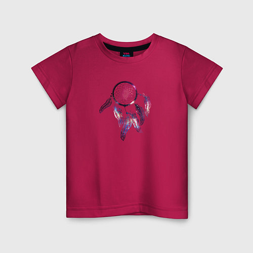 Детская футболка Мистический ловец снов / Маджента – фото 1