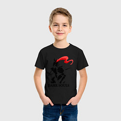 Футболка хлопковая детская Dark Souls, цвет: черный — фото 2
