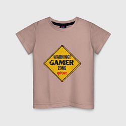 Детская футболка Gamer zone - keep out