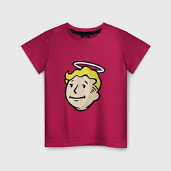 Футболка хлопковая детская Holly vault boy, цвет: маджента