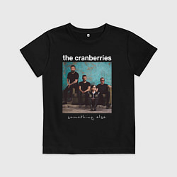 Футболка хлопковая детская The Cranberries rock, цвет: черный