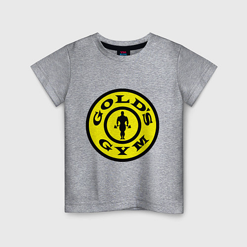 Детская футболка Golds GYM / Меланж – фото 1