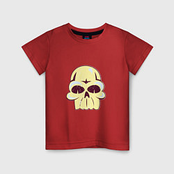 Детская футболка Черепушка с бликами
