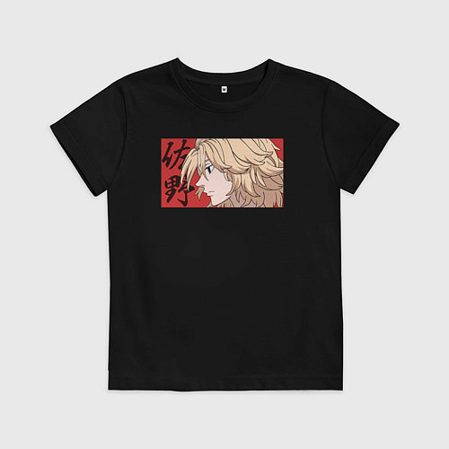 Детская футболка Сано Манджиро / Черный – фото 1
