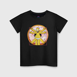 Детская футболка Канонические пропорции Гомера Симпсона - remake