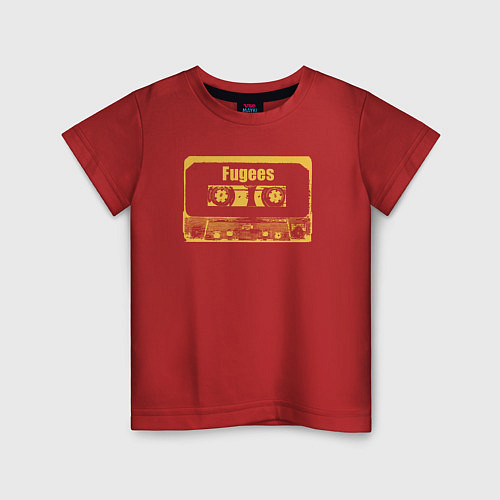 Детская футболка Fugees cassette / Красный – фото 1