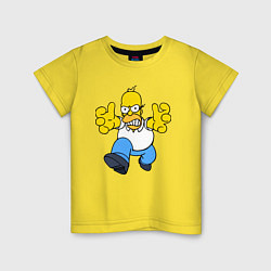 Детская футболка Сердитый Гомер Симпсон - крутой чувак