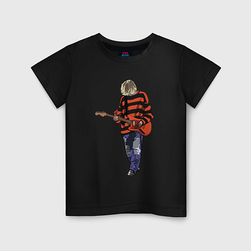 Детская футболка Nirvana классик / Черный – фото 1