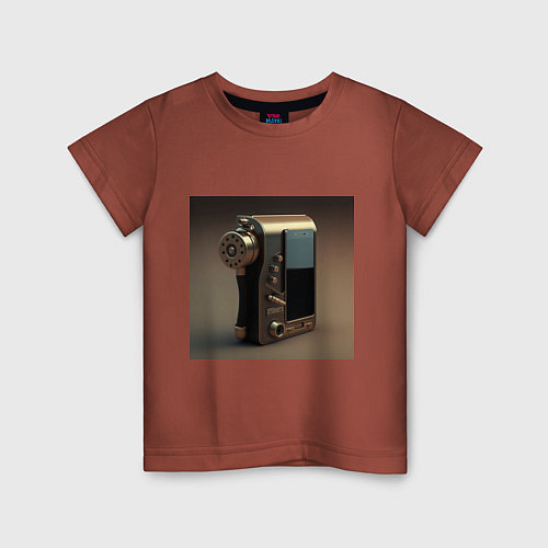 Детская футболка Смартофон / Кирпичный – фото 1