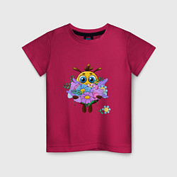 Детская футболка Пчелка с цветами