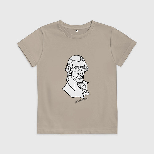 Детская футболка Йозеф Гайдн / Миндальный – фото 1
