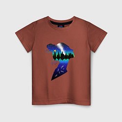 Детская футболка Девушка-космос
