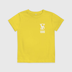 Футболка хлопковая детская SV 1899, цвет: желтый