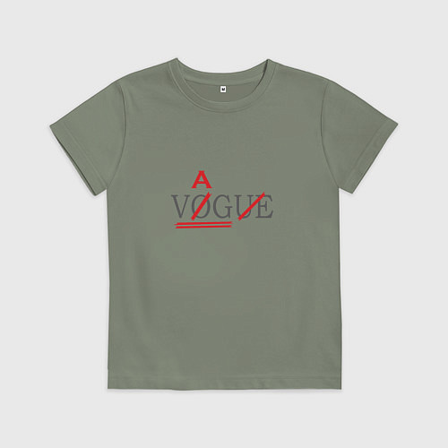 Детская футболка VAG not VOGUE / Авокадо – фото 1