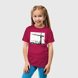 Футболка хлопковая детская КранЛибхер, цвет: маджента — фото 2