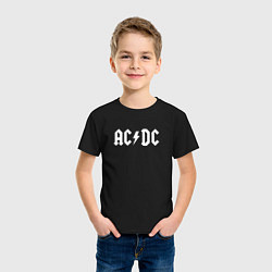 Футболка хлопковая детская ACDC Thunderstruck, цвет: черный — фото 2
