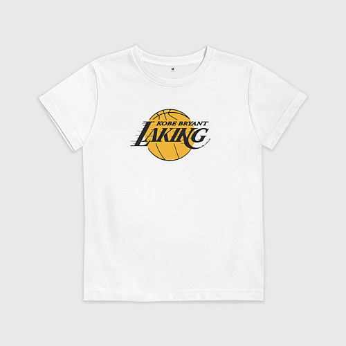 Детская футболка Kobe Bryant laking / Белый – фото 1