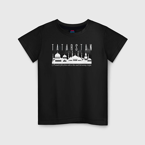 Детская футболка Tatarstan / Черный – фото 1