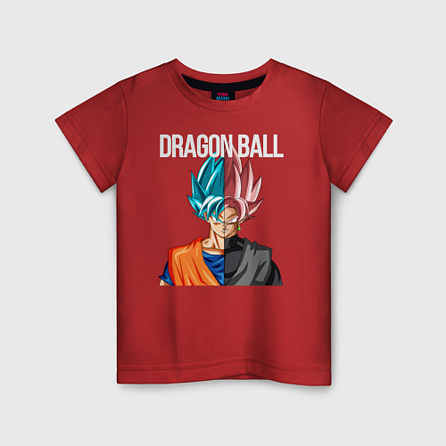 Детская футболка Dragon ball Гоку / Красный – фото 1