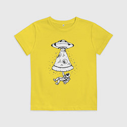 Детская футболка Pizza space