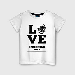 Детская футболка Cyberpunk 2077 love classic