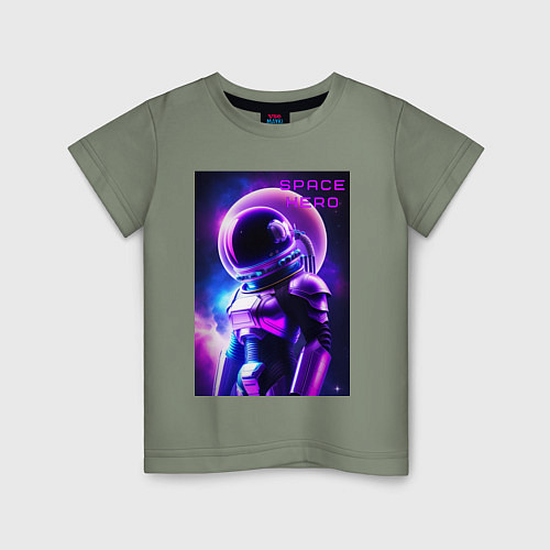 Детская футболка Космический астронавт / Авокадо – фото 1