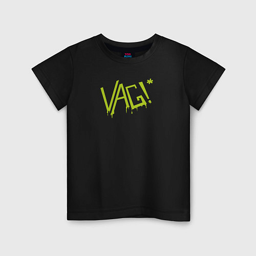 Детская футболка VAG Tag / Черный – фото 1