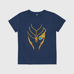 Футболка хлопковая детская Mass Effect Garrus, цвет: тёмно-синий