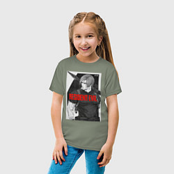 Футболка хлопковая детская Леон с базукой - Resident, цвет: авокадо — фото 2