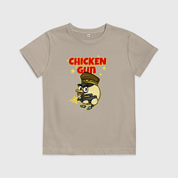 Детская футболка Chicken Gun - игра