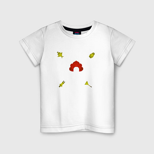 Детская футболка Русские символы / Белый – фото 1