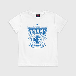 Футболка хлопковая детская Forza Inter, цвет: белый