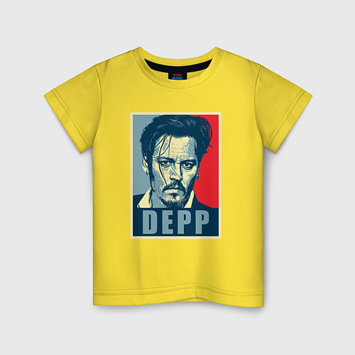 Детская футболка Depp / Желтый – фото 1