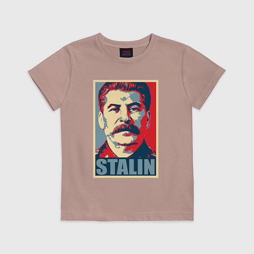 Детская футболка Stalin USSR / Пыльно-розовый – фото 1