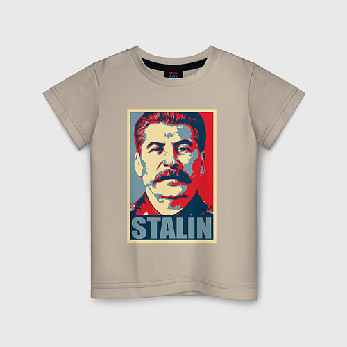 Детская футболка Stalin USSR / Миндальный – фото 1