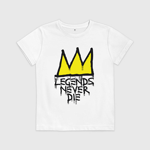 Детская футболка Легенды не умирают / Белый – фото 1