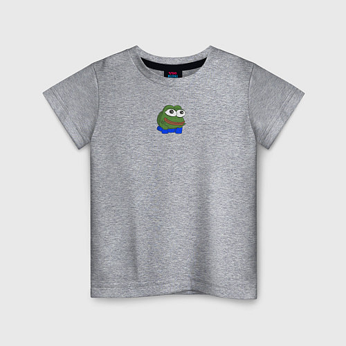 Детская футболка Pepe print / Меланж – фото 1