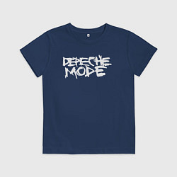 Футболка хлопковая детская Депеш мод, цвет: тёмно-синий