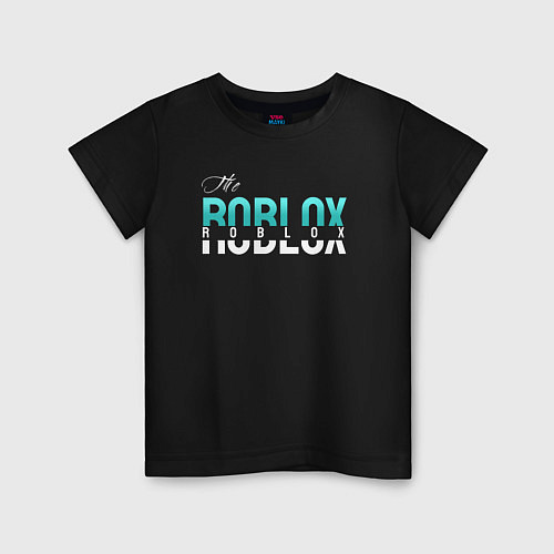Детская футболка Роблокс игра / Черный – фото 1