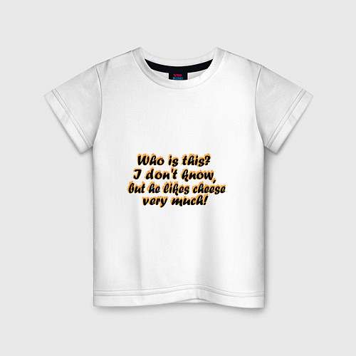 Детская футболка Английский анекдот / Белый – фото 1