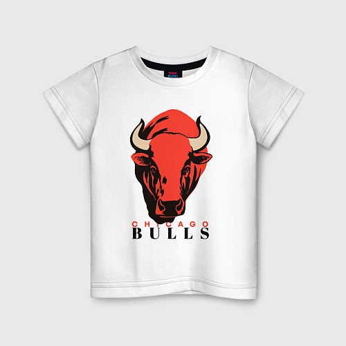 Детская футболка Chicago bull / Белый – фото 1