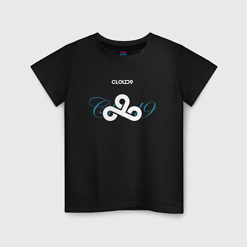 Детская футболка Cloud9 art / Черный – фото 1