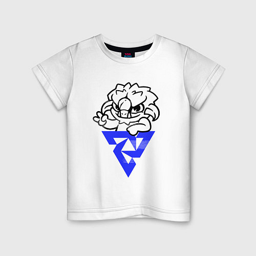 Детская футболка Тундра Испортс Динозавр / Белый – фото 1