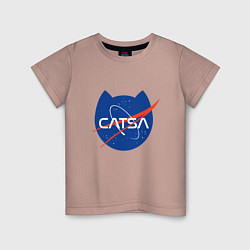Детская футболка Коты - исследователи Космоса