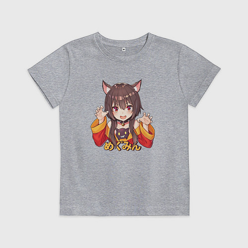 Детская футболка Megu nyan / Меланж – фото 1