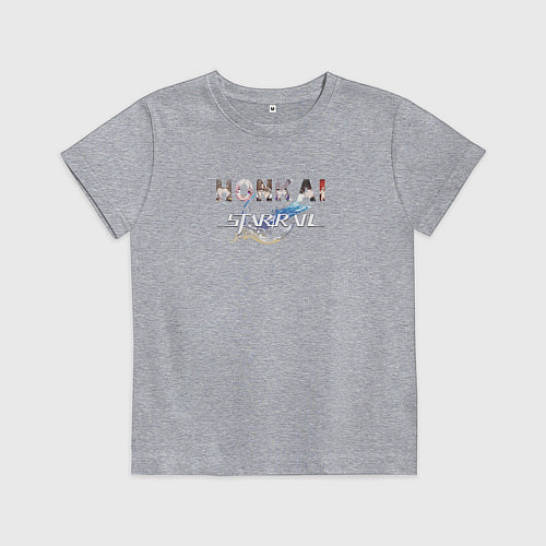 Детская футболка Персонажи Honkai Star Rail / Меланж – фото 1