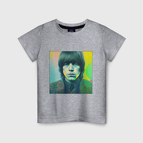 Детская футболка Brian Jones Pop Glitch Art / Меланж – фото 1